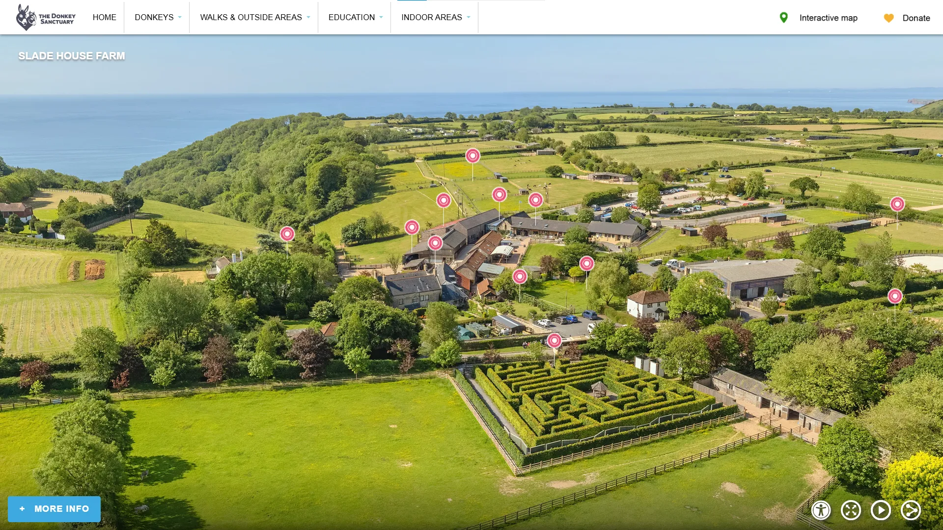 The-Donkey-Sanctuary-Aerial-View