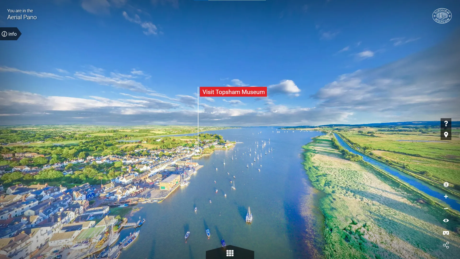Topsham-Museum-HDR-360-Aerial-Photography