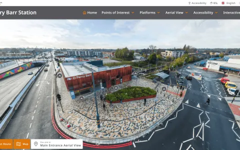 West-Midlands-Railway-Perry-Bar-Virtual-Tour-Aerial-View